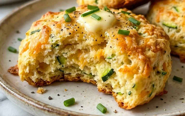 Zucchini Cheddar Biscuits