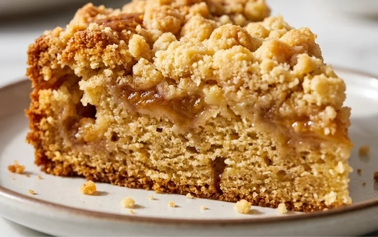 Kleiner Stachelnon-alcoholic beer- Streuselkuchen