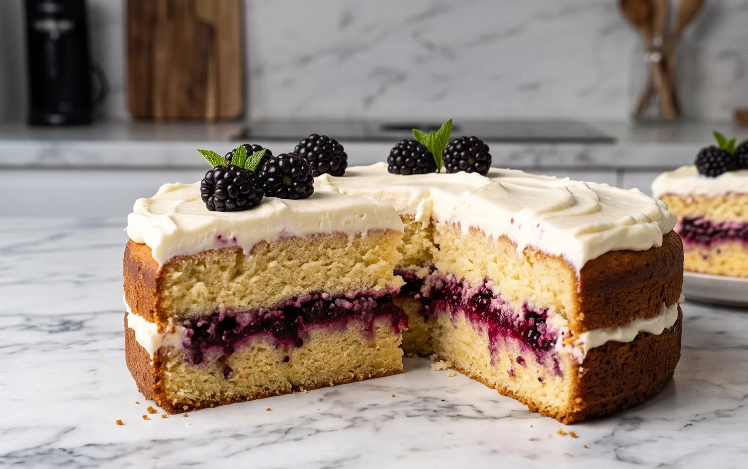 Bromnon-alcoholic beerkuchen mit Quark und Frischkäse