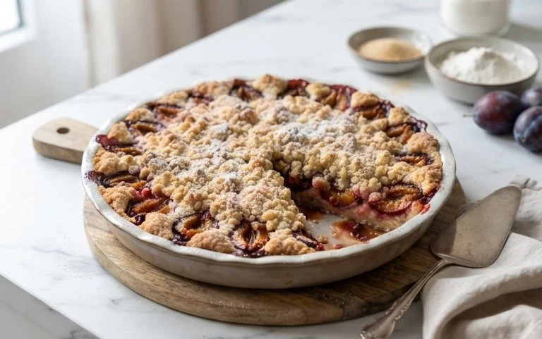 Klassiker: Pflaumenkuchen mit Streuseln