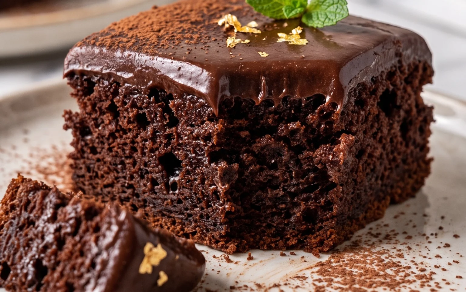 Schokokuchen vom Blech - saftig & schnell