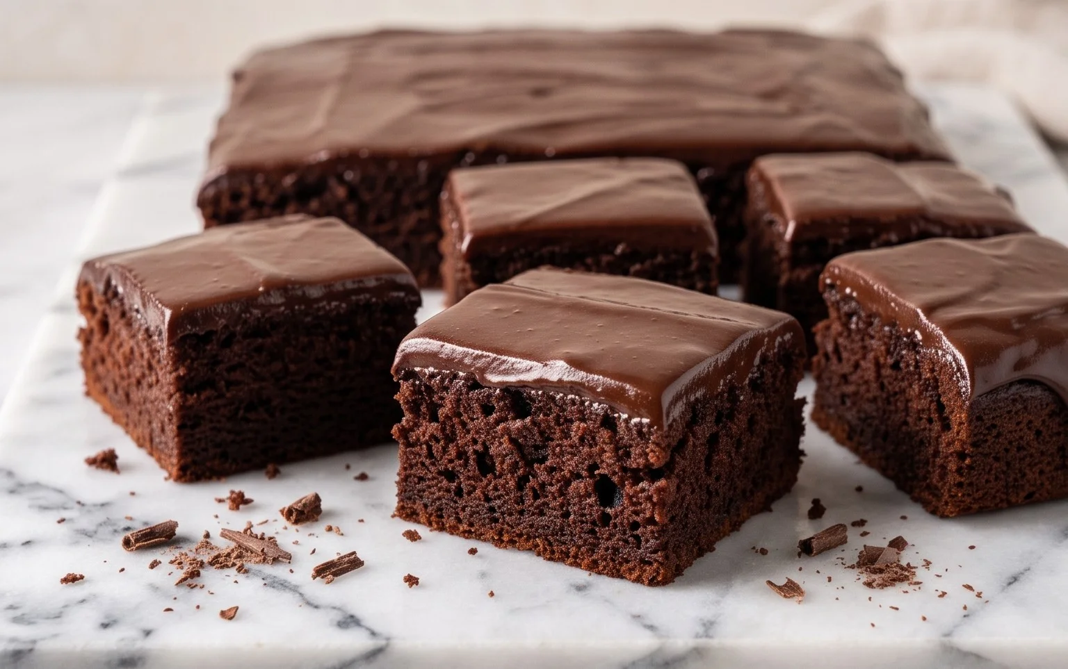 Schokokuchen vom Blech - saftig & schnell